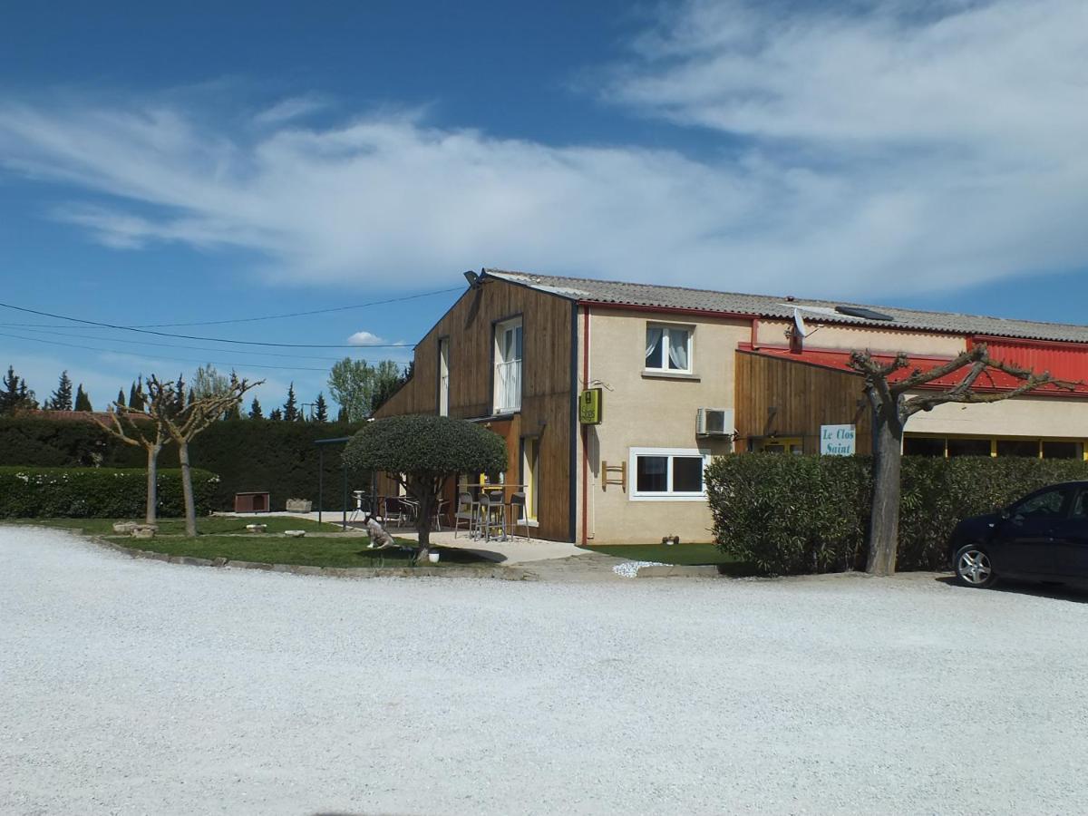 Logis Hotel Restaurant Le Clos Saint Loup Bram Bagian luar foto