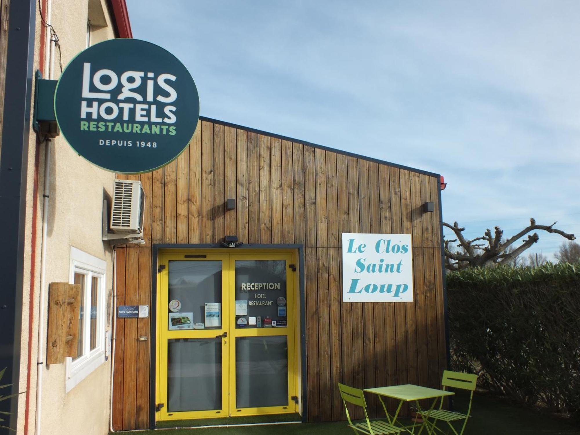 Logis Hotel Restaurant Le Clos Saint Loup Bram Bagian luar foto